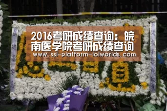 2016考研成绩查询:皖南医学院考研成绩查询入口_世界赛官网(图1) 全球总决赛官网